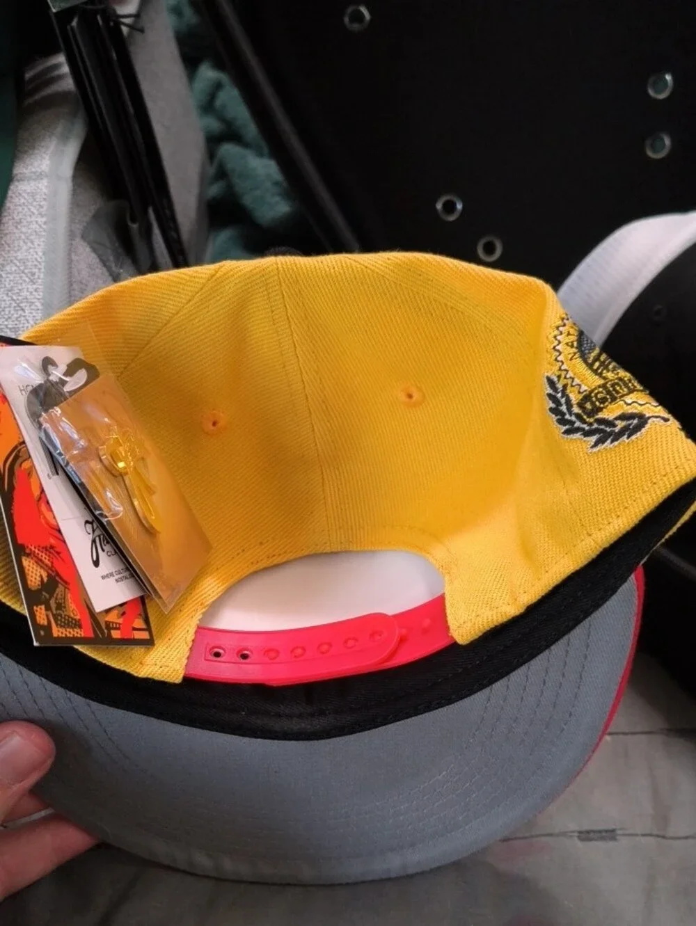 Yellow N Red Youth Snapback Embroidered 'P' Negro League Pittsburgh Crawfords NL